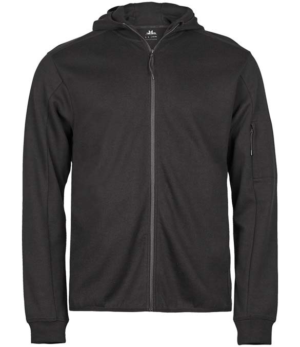 Tee Jays Athletic Hooded Full Zip Sweat Jacket